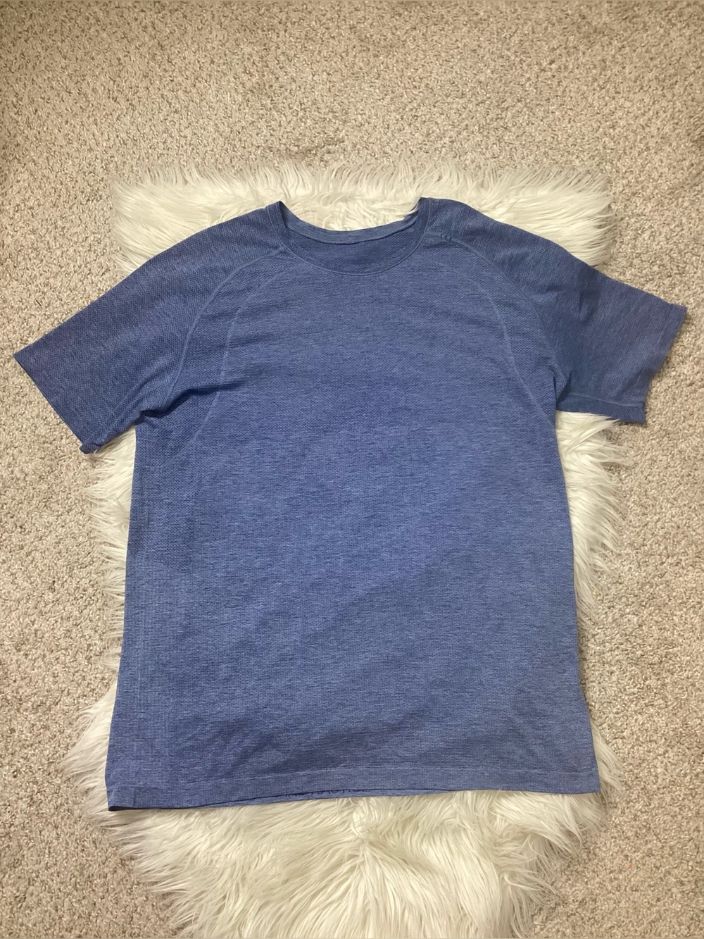 Lululemon Metal Vent Tech S/S Shirt Blue XL